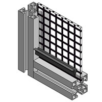 Fastening Mesh Into 30 series T-slots